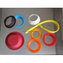 Peças de silicone coloridas